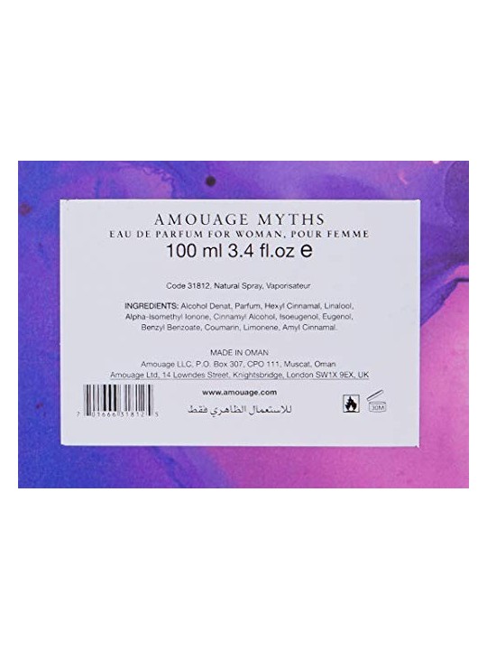 Amouage Myths donna Eau De Parfum 100ml donna acquista 