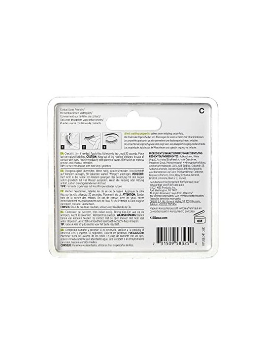 KISS Strip Lash Adhesive with Aloe Black