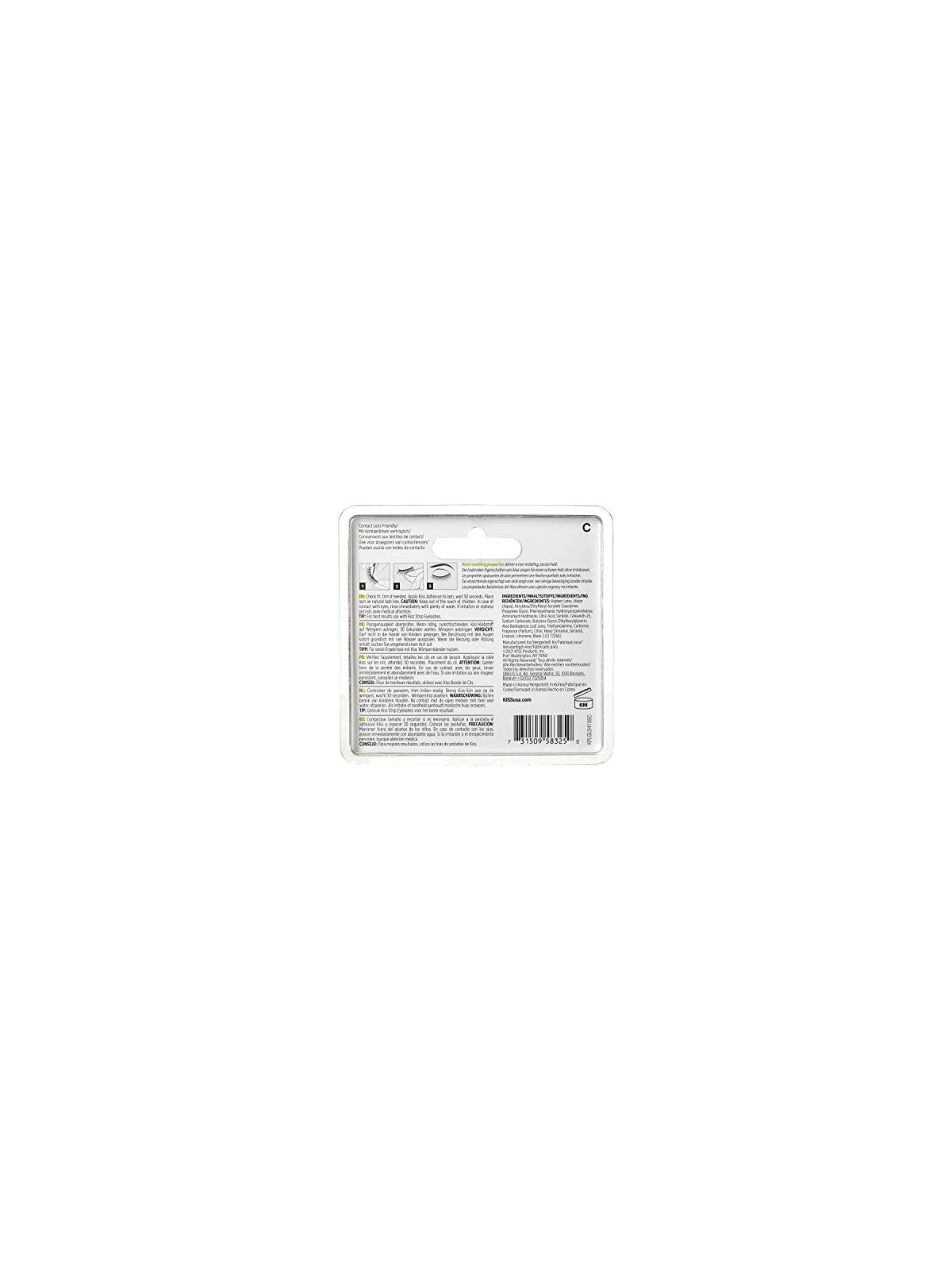 KISS Strip Lash Adhesive with Aloe Black