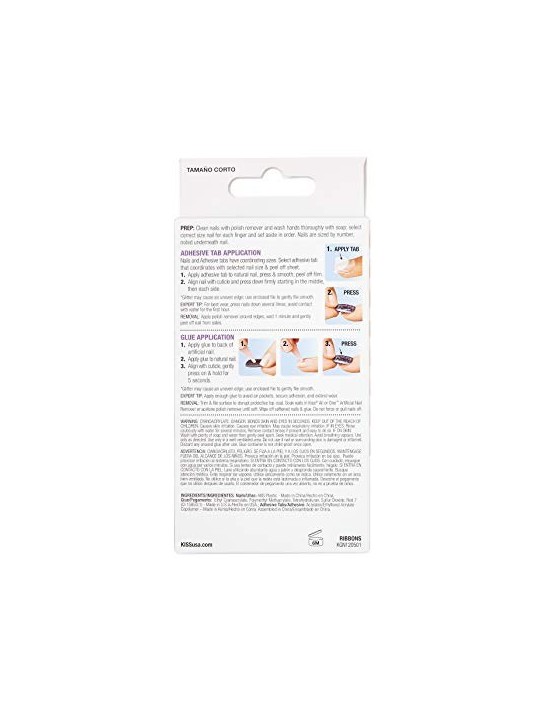Kiss My Face 60674 Gel Fantasy Nails 28 pz Unghie gel donna