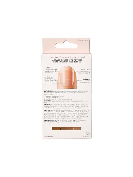 Unghie artificiali KISS Acrylic Nude French Cashmere