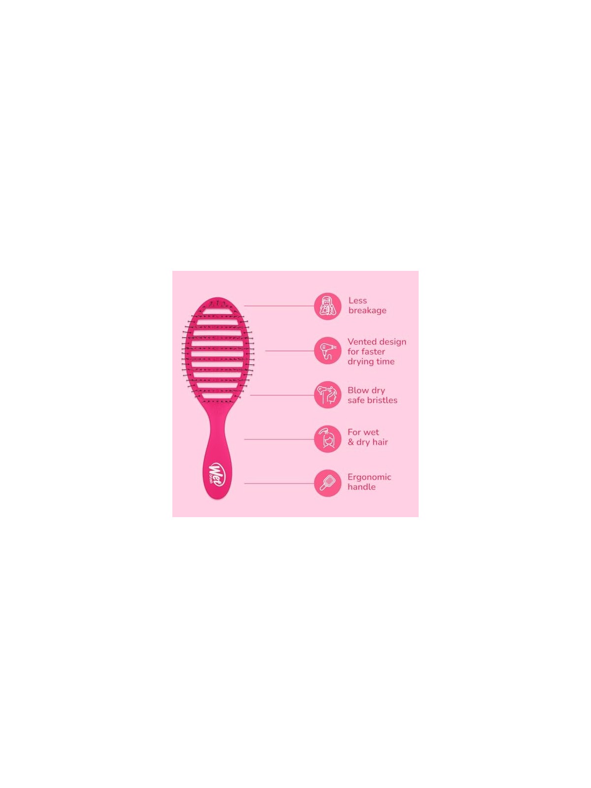 Wet Brush Rosa Speed Dry donna