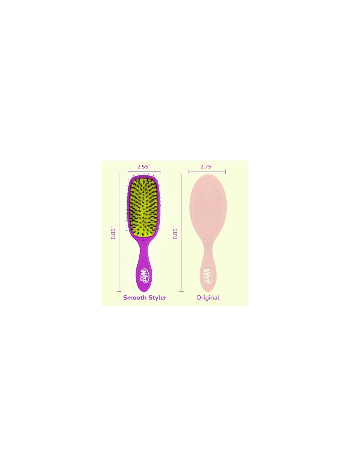 Wet Brush Spazzola per capelli Shine Enhancer Viola donna