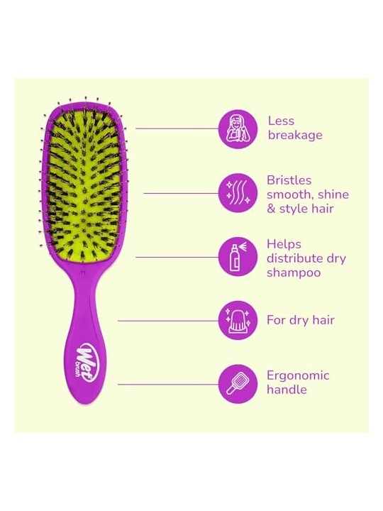 Wet Brush Spazzola per capelli Shine Enhancer Viola donna