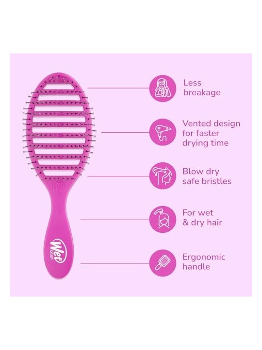 Wet Brush Speed Dry Hairbrush Purple