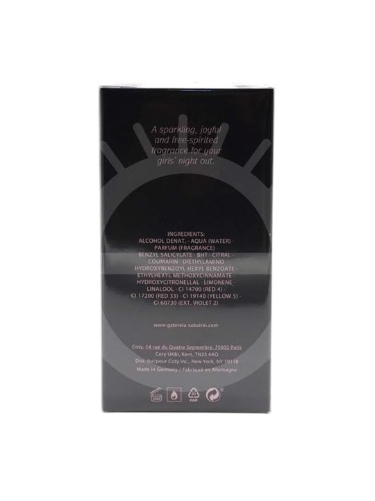 Gabriela Sabatini La signorina Gabriela Night eau de toilette donna 20ml