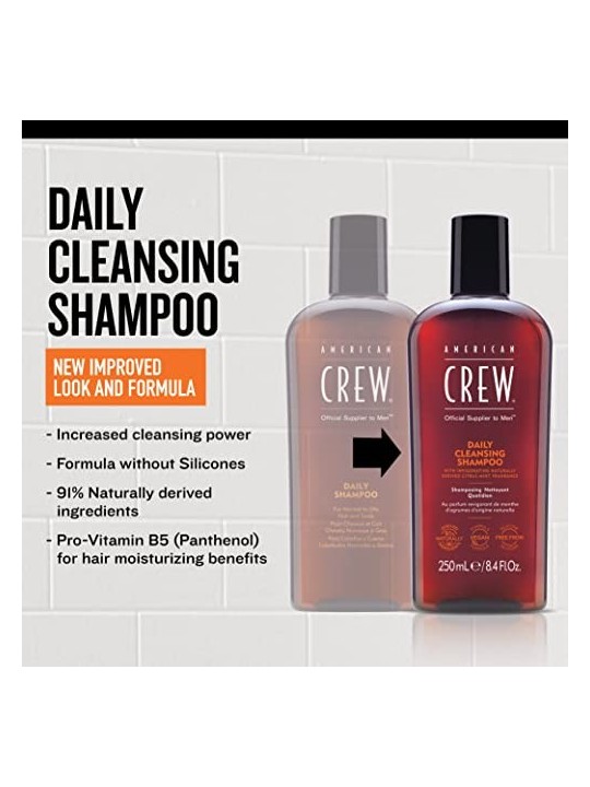 American Crew Shampoo Idratante Profondo Uomo 450ml