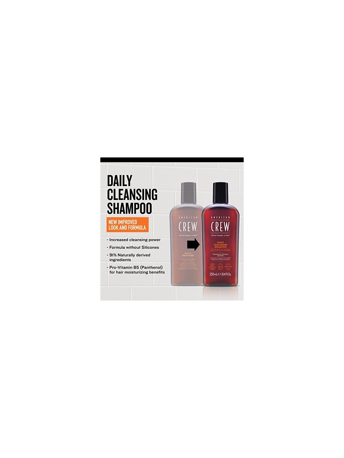 American Crew Shampoo Idratante Profondo Uomo 450ml