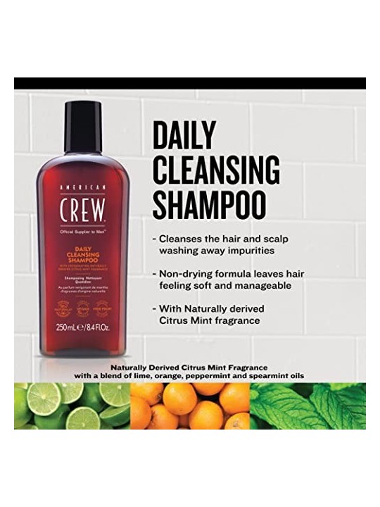 American Crew Shampoo Idratante Profondo Uomo 450ml