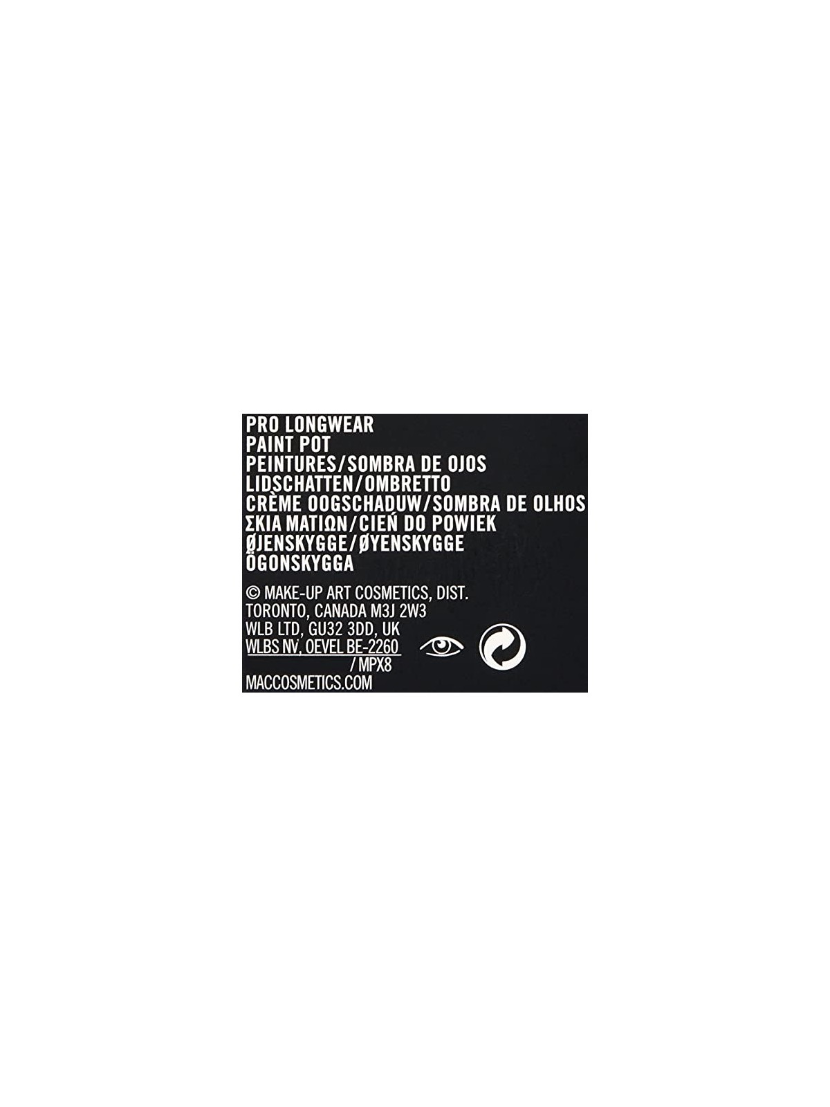 MAC Cosmetics Pro Longwear Vaso di Pittura di Lunga Durata Painterly 5g