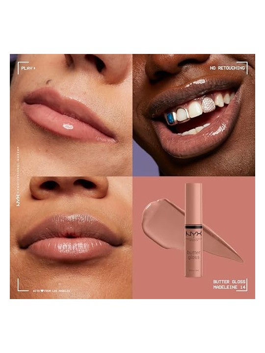 Nyx Professional Make Up BUTTER GLOSS madeleine unisex