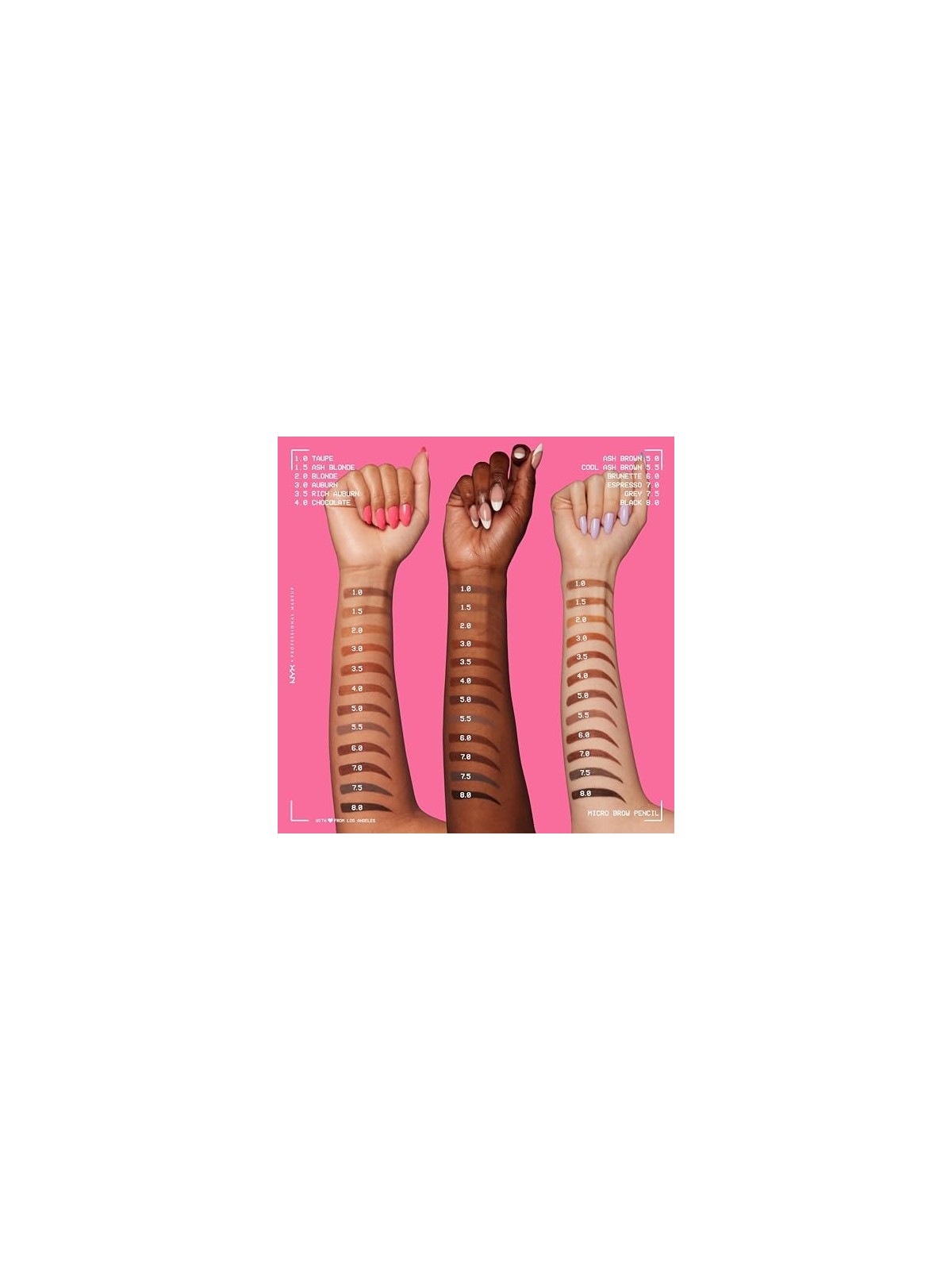 Matita Micro Sopracciglia Castano Unisex