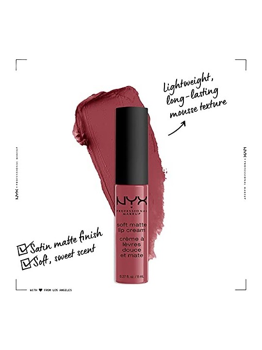 Rossetto Nyx Professional Make Up Rossetto Cremoso Soft Matte Budapest 65 gr unisex