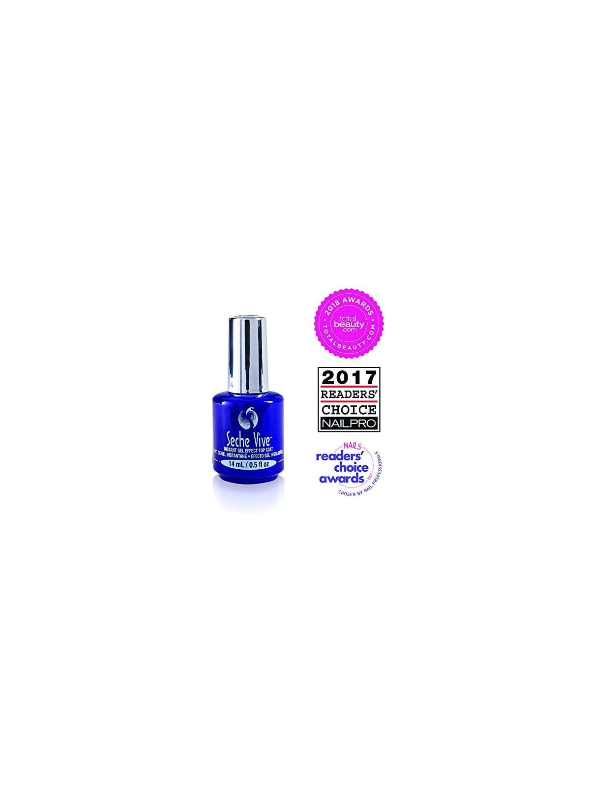 Seche VIVE Instant Gel Effect Top Coat 14ml