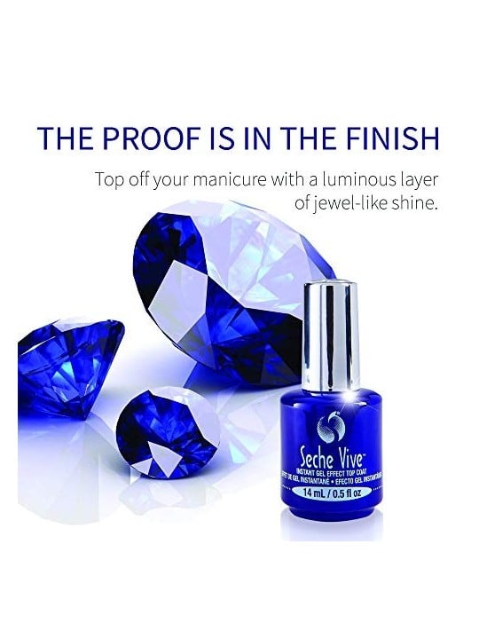 Seche VIVE Instant Gel Effect Top Coat 14ml
