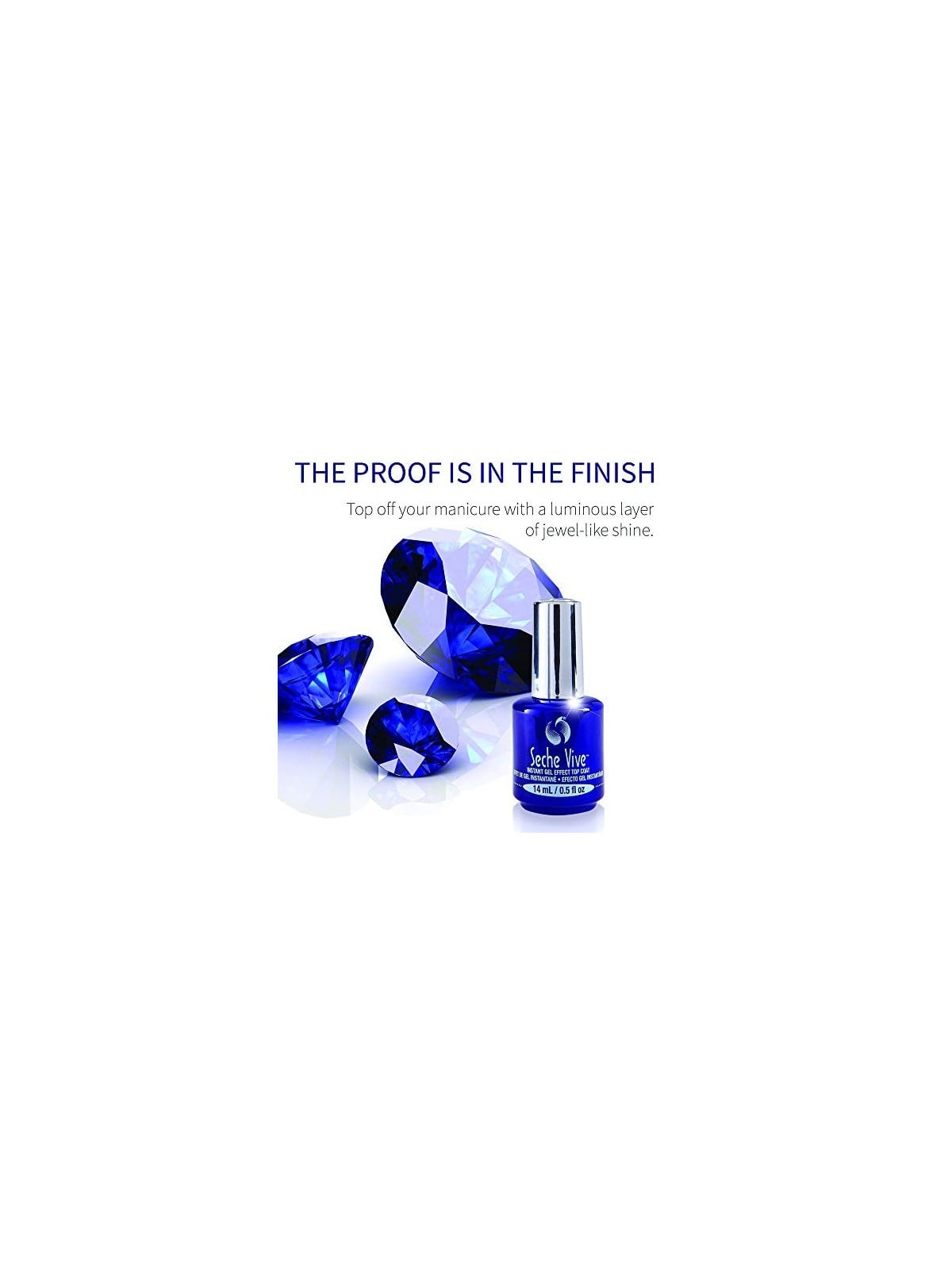 Seche VIVE Instant Gel Effect Top Coat 14ml