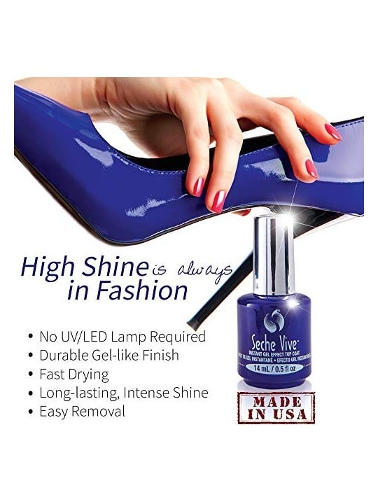 Seche VIVE Instant Gel Effect Top Coat 14ml