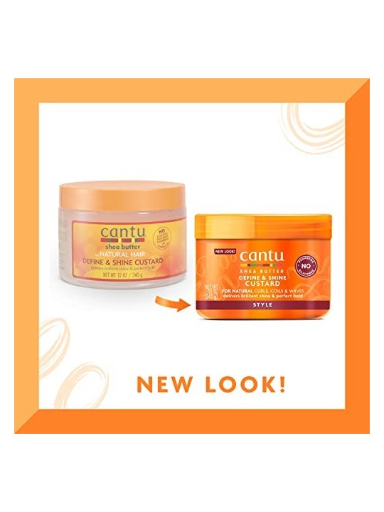Cantu Budino Definisci e Lucida 340 gr per Capelli Naturali Donna