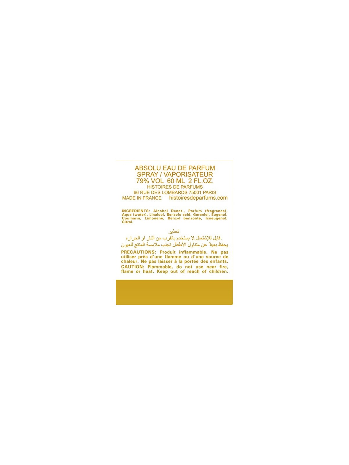 Histoires de Parfums Rare Edition Veni Eau de Parfum 60ml