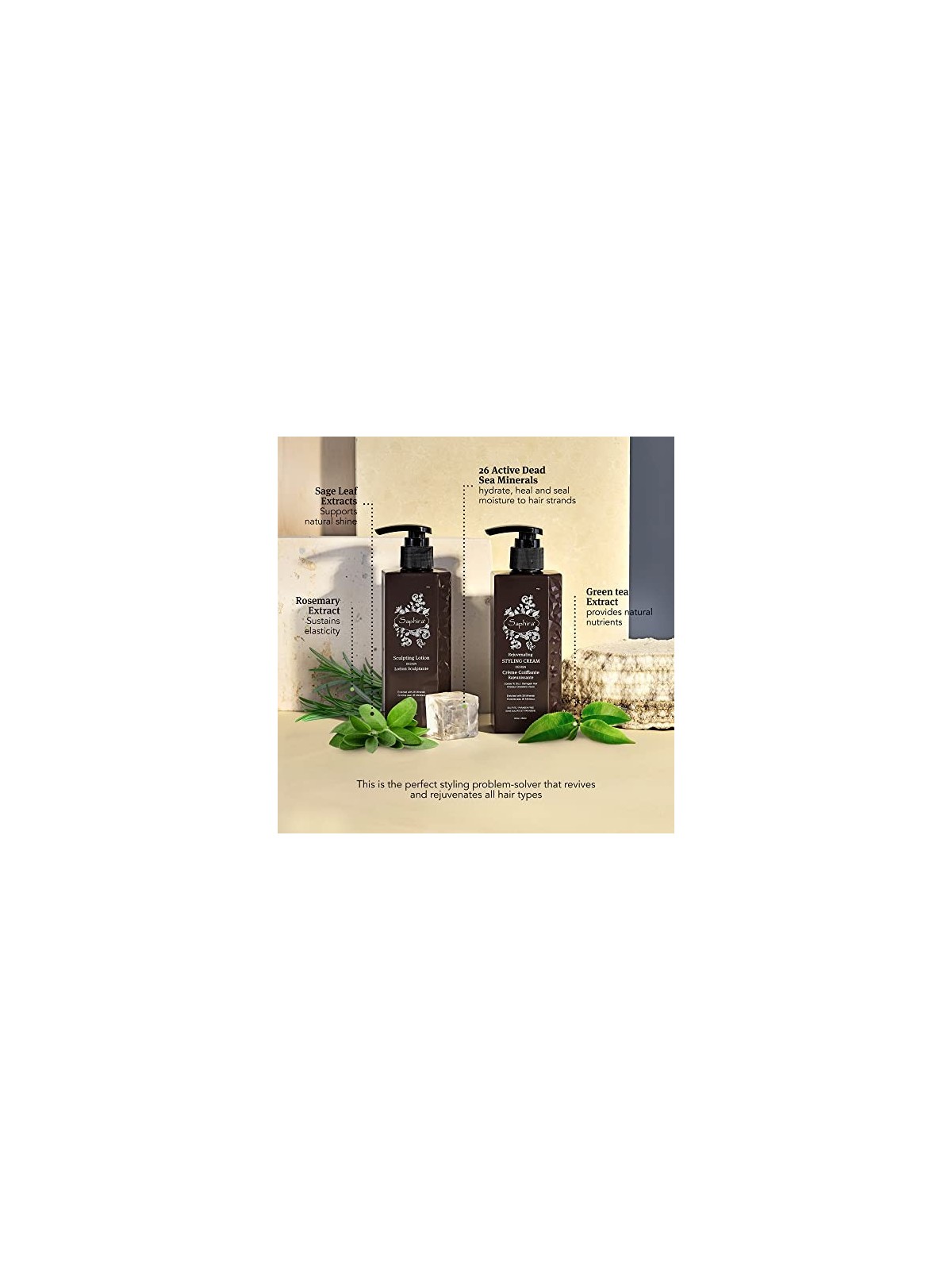 Saphira Crema per Styling dei Capelli 250ml donna