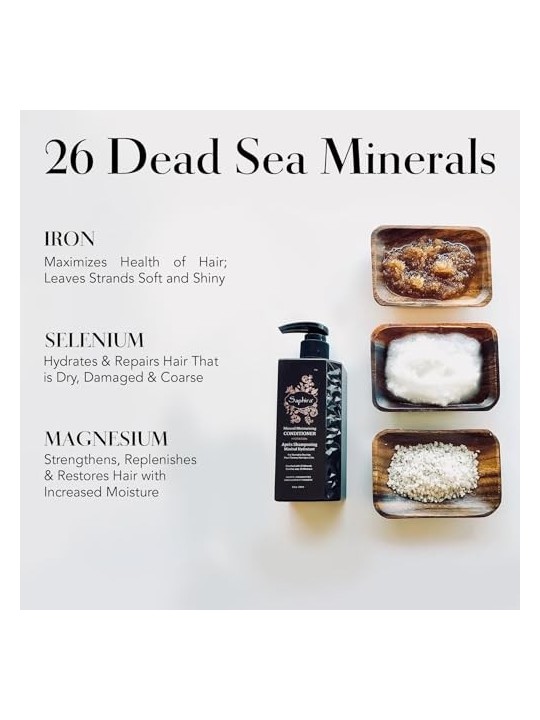 Saphira Mineral Balsamo per Capelli Senza Parabeni per Idratazione 1000ml donna
