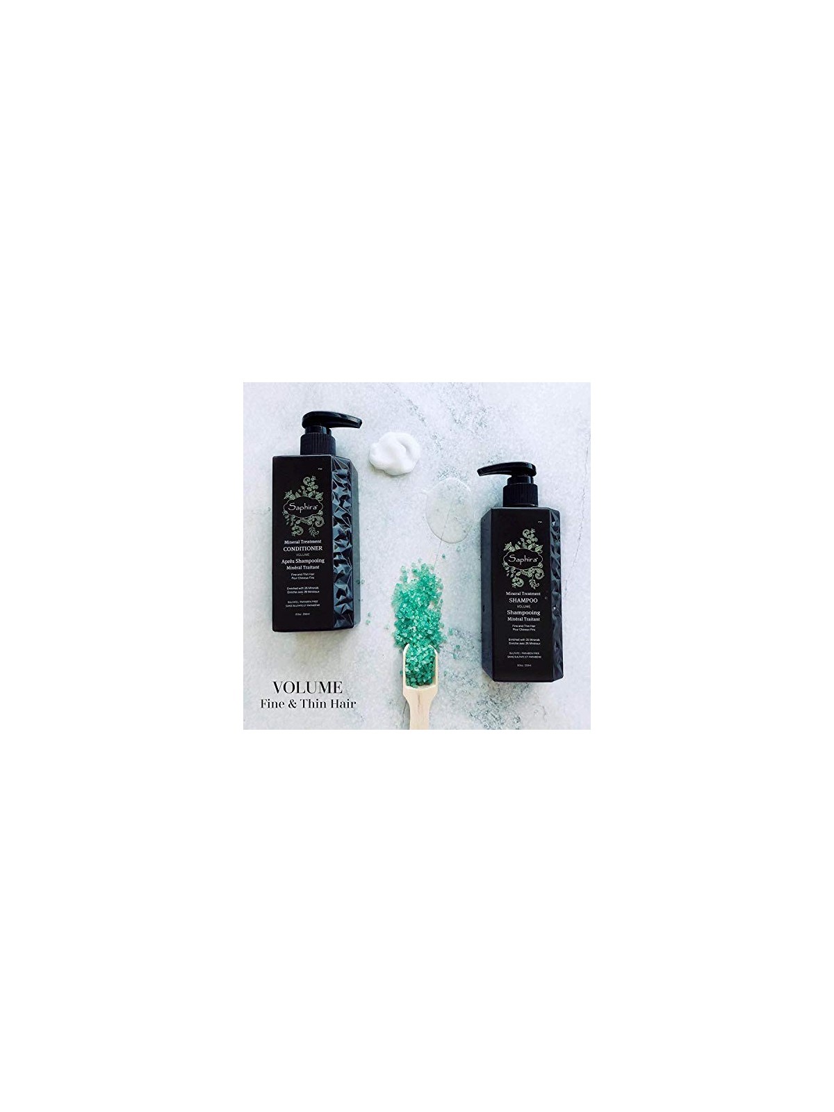 Saphira Trattamento Minerale Shampoo Trattamento Capelli Umidit Volume Per Tutti Tipi di Capelli 1000ml None Saphira www.essenze