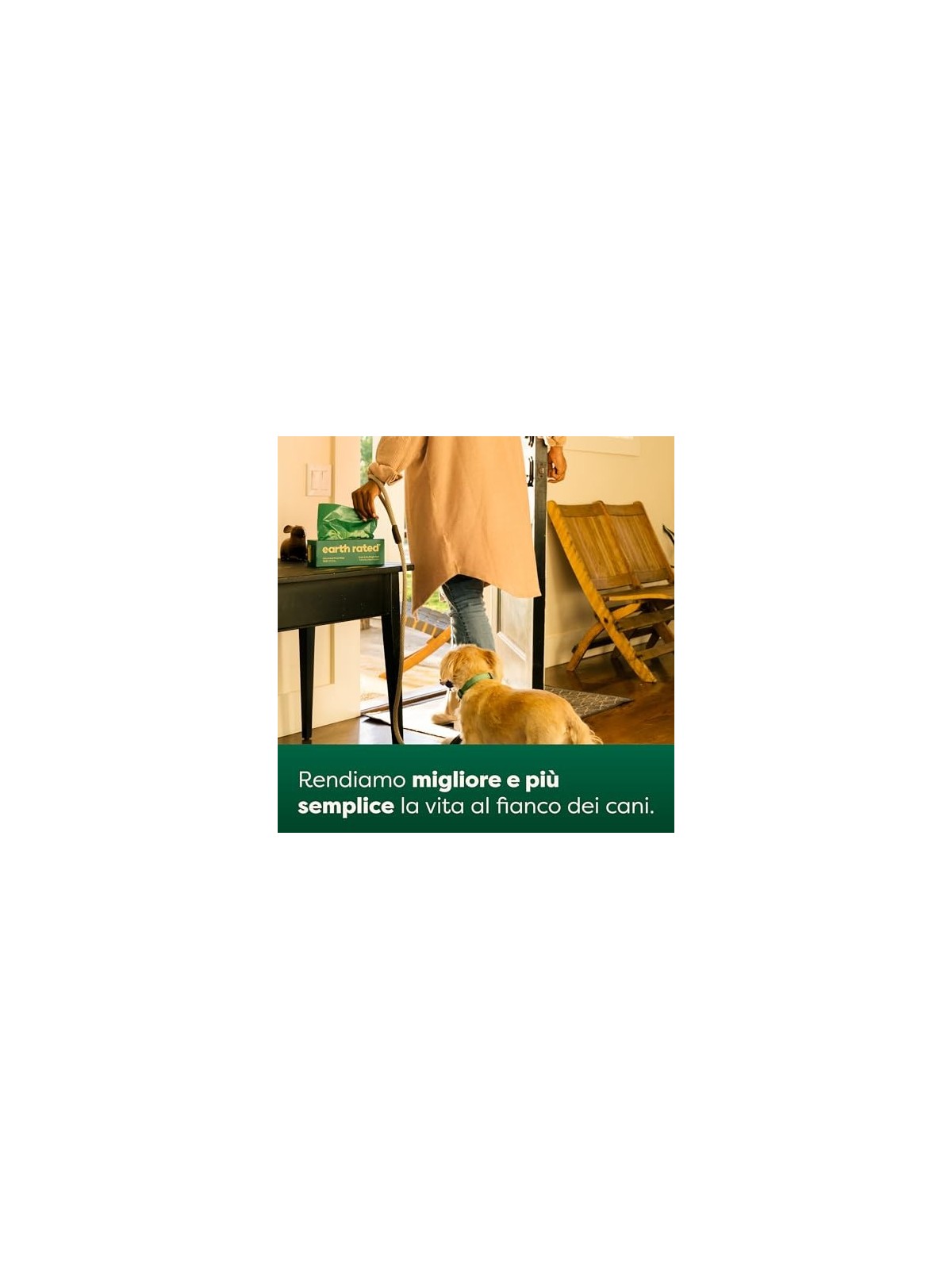 Earth Rated ROLLO sacchetto per animali domestici distributore senza profumo 300 unit unisex