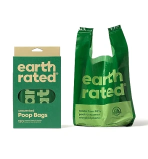 Earth Rated Busta ASAS per Animali Domestici Non Profumata 120 Unit Unisex