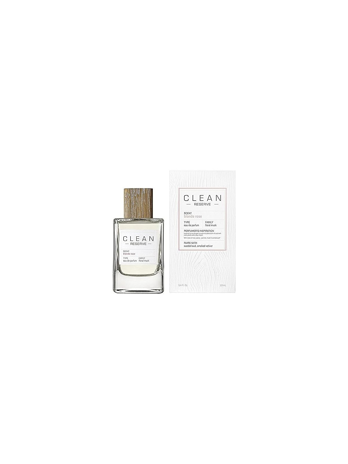 Clean Riserva Blonde Rose Eau de parfum Unisex 100ml
