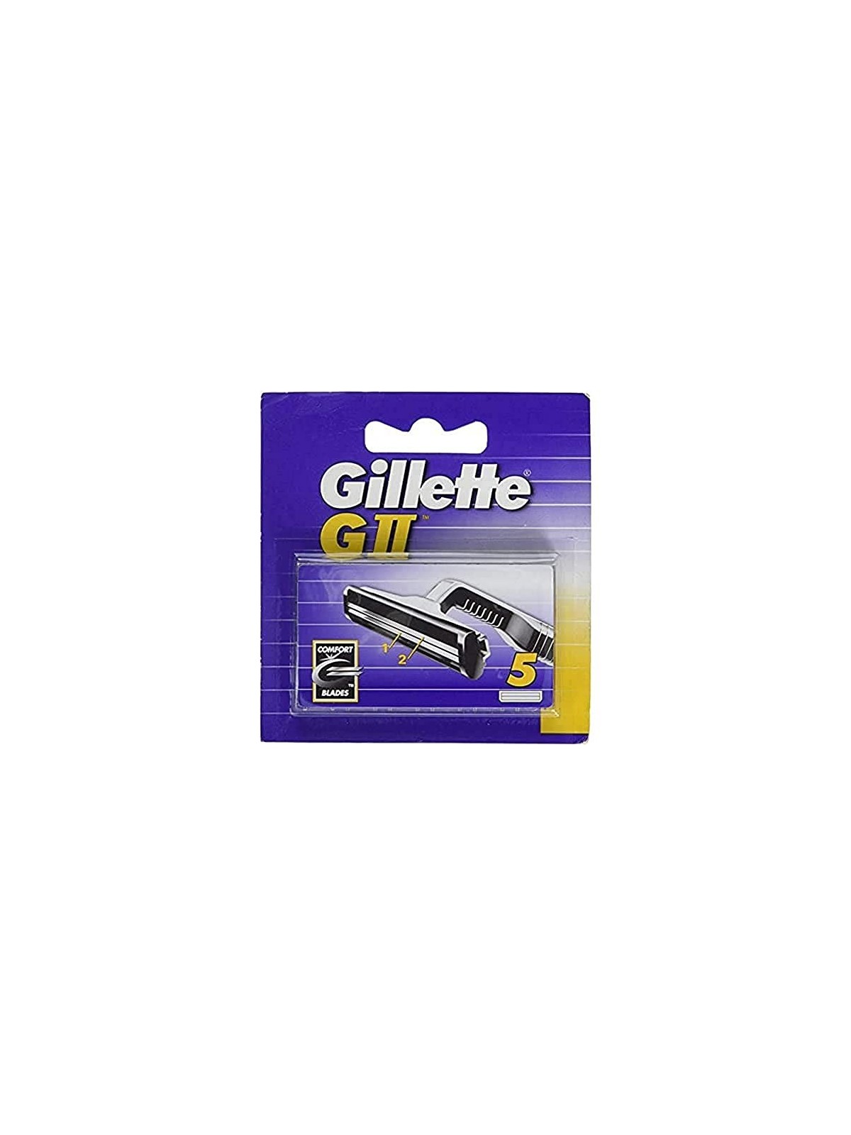 Gillette GII Caricatore 5 Ricambi Uomo