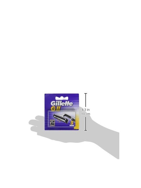 Gillette GII Caricatore 5 Ricambi Uomo