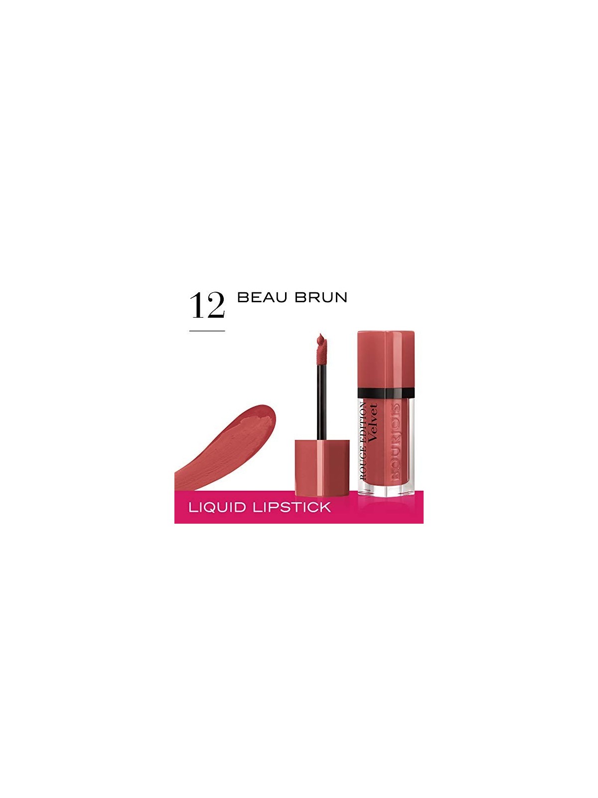 Bourjois Rouge Velvet Edition 6 Rossetto 7 ml 12 Beau Brun donna
