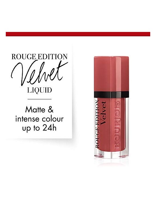 Bourjois Rouge Velvet Edition 6 Rossetto 7 ml 12 Beau Brun donna