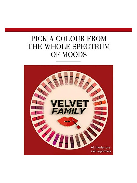 Bourjois Rouge Velvet Edition 6 Rossetto 7 ml 12 Beau Brun donna
