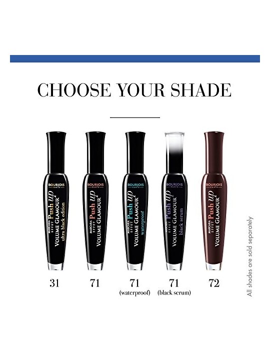 Mascara Volume Glamour Push Up Effect Waterproof 6 ml donna Black