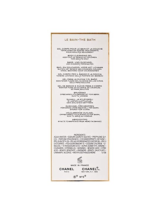 Chanel No 5 Le Gel De Bain donna 200ml