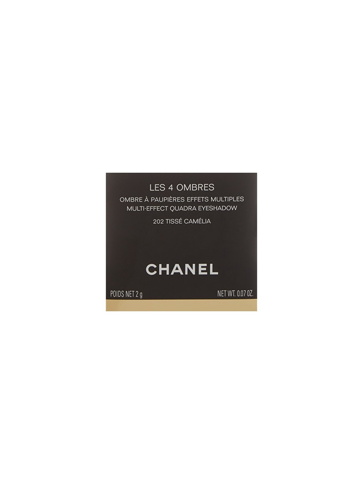 Chanel LES 4 OMBRES 202 Tisse Camelia