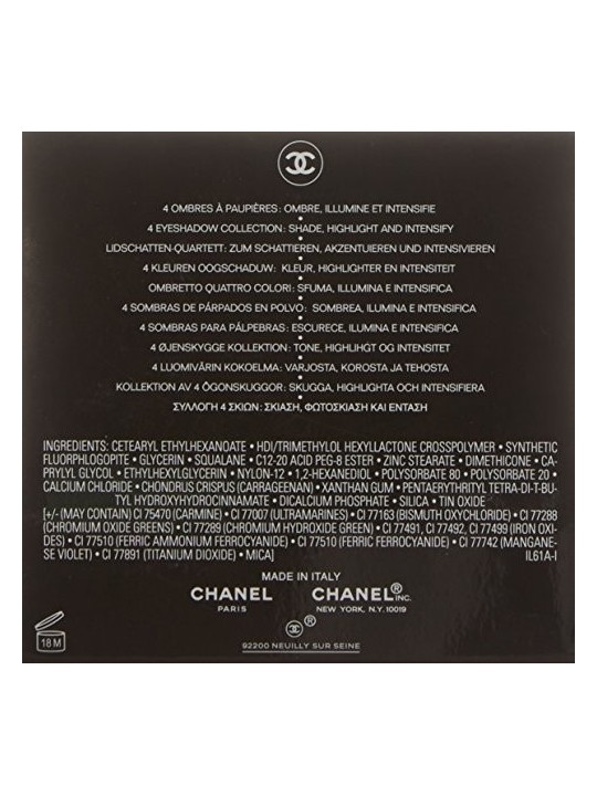 Chanel LES 4 OMBRES 202 Tisse Camelia
