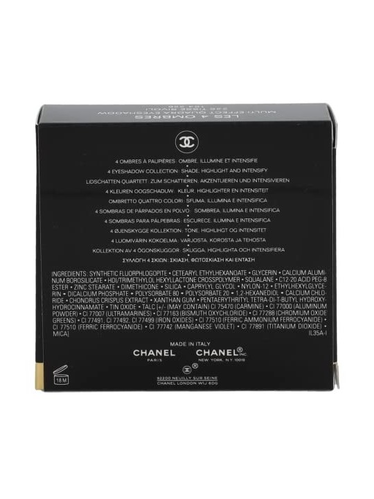 Chanel LES 4 OMBRES 226 Tisse Rivoli