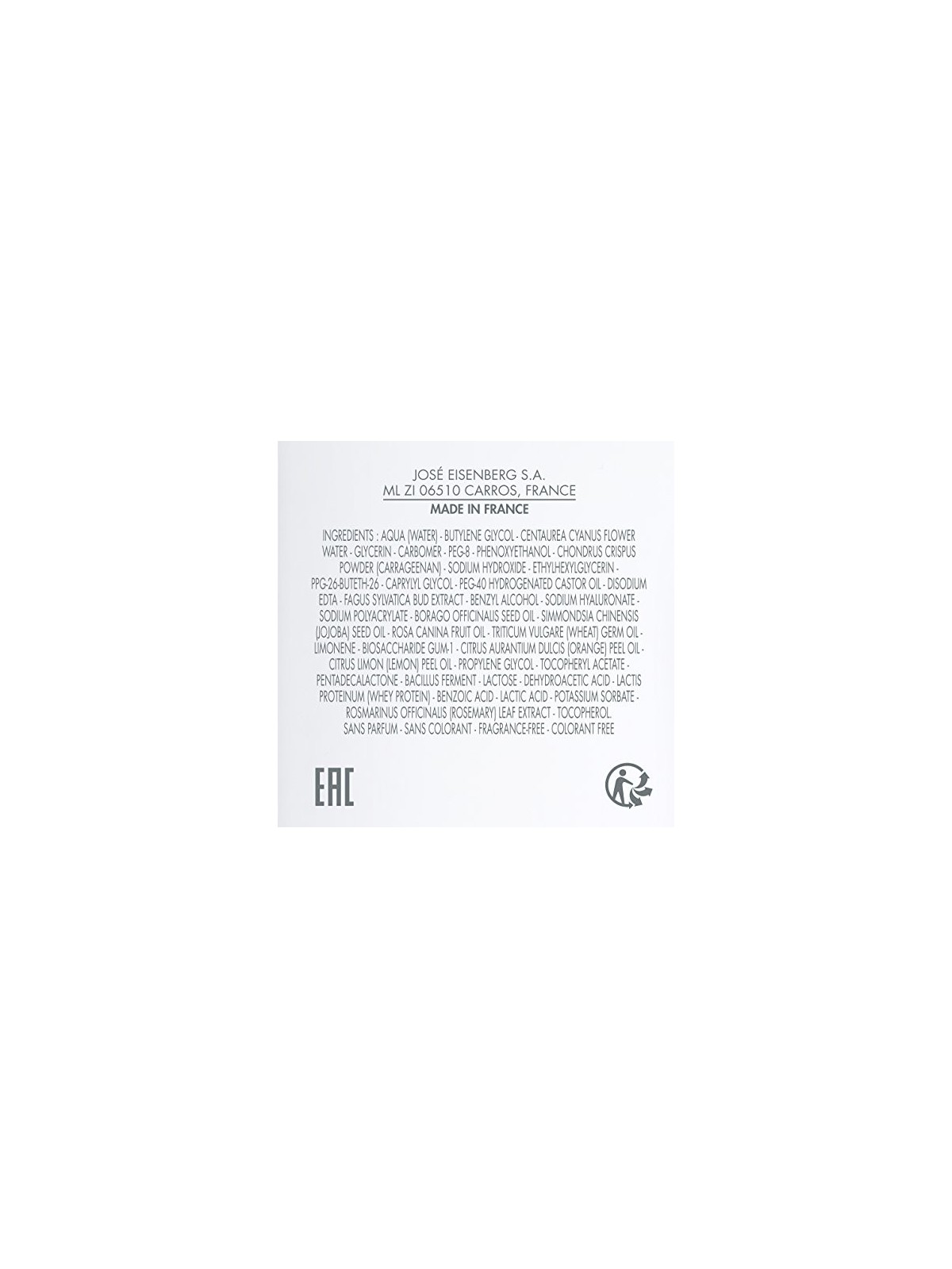 Eisenberg Eisenberg Eye Contour Gel Gel per il contorno occhi donna 30ml Eisenberg www.essenzetotalstyle.com 