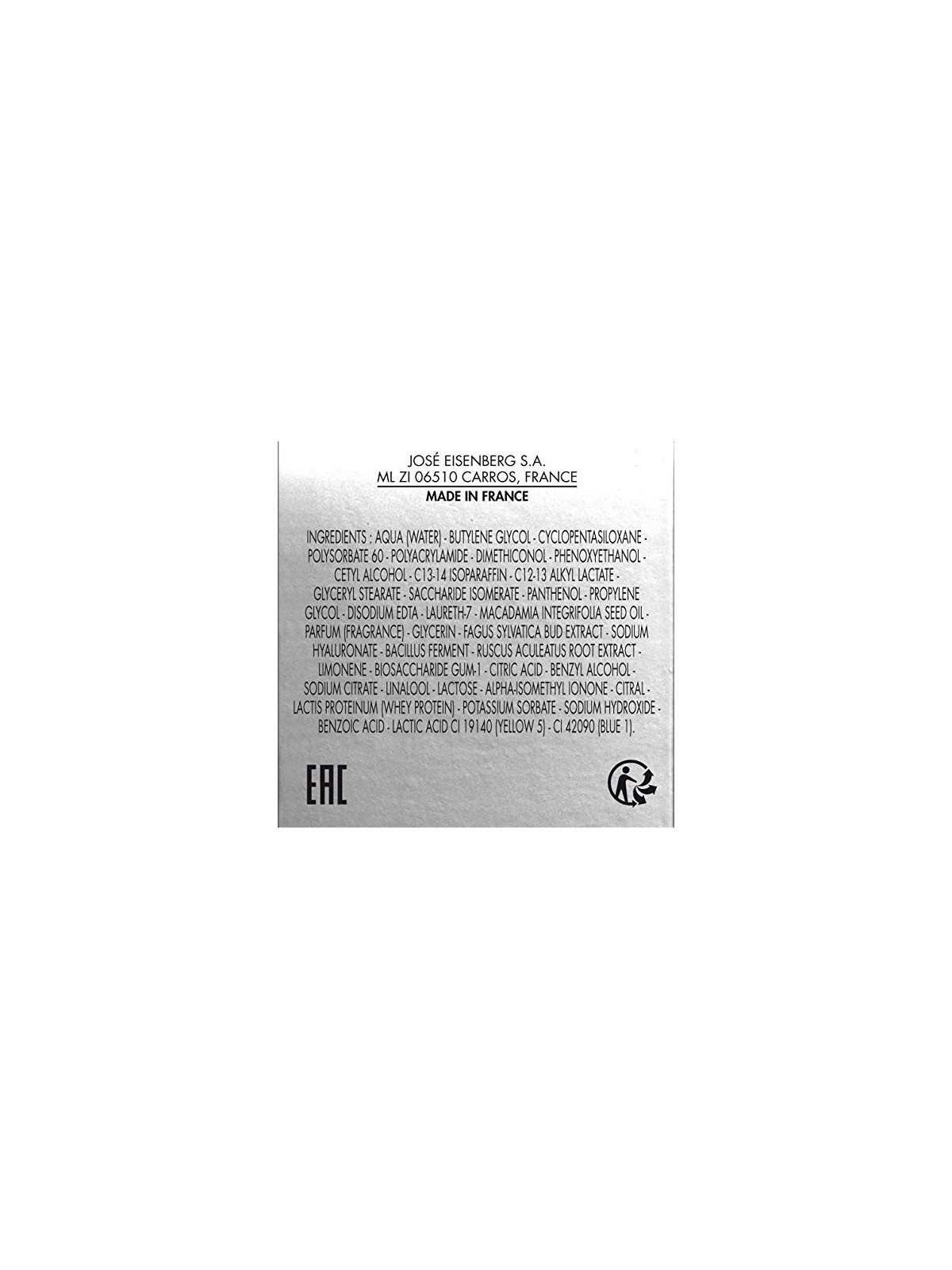 Eisenberg Balsamo Idratante Essenziale 75 ml donna