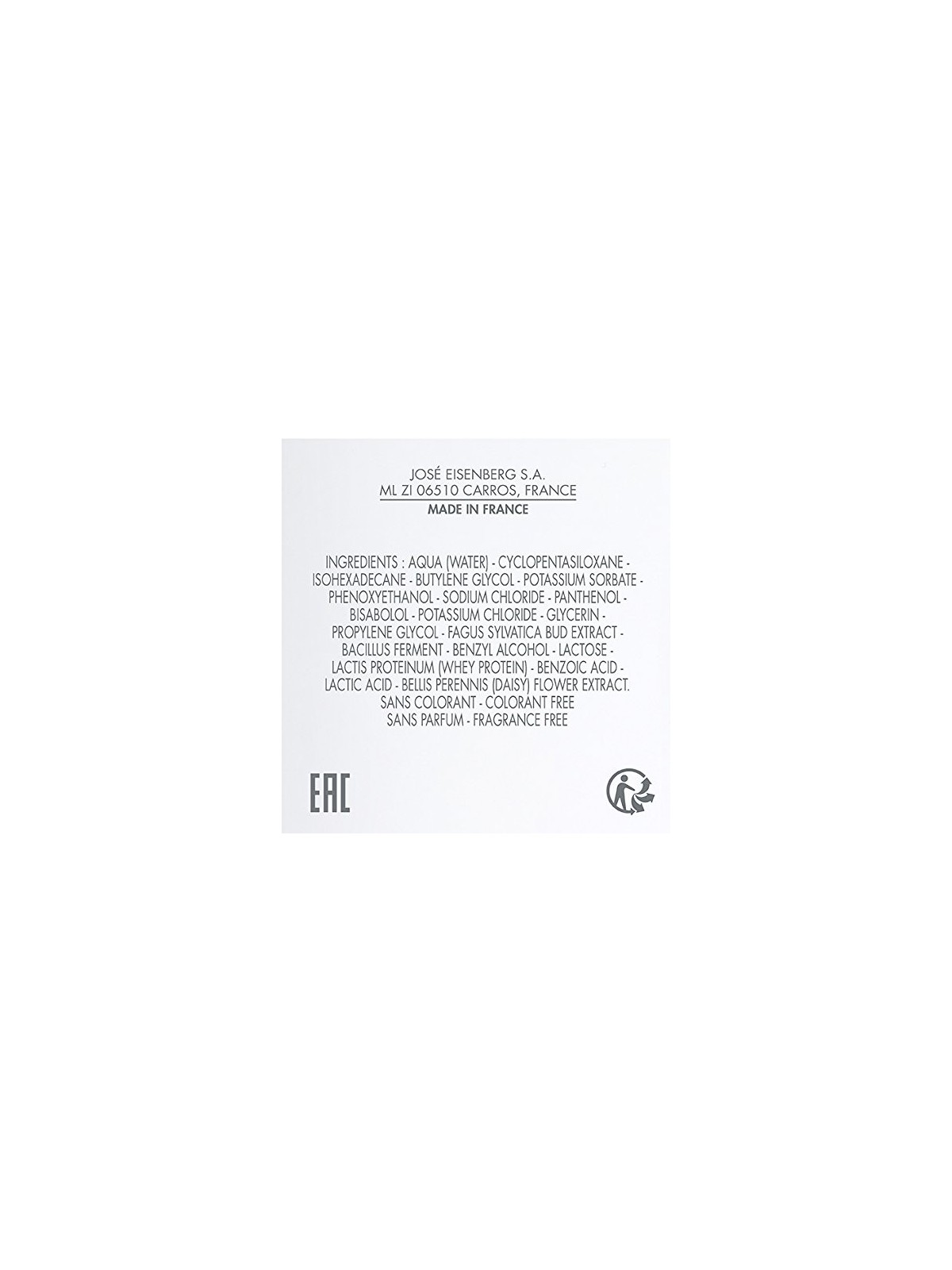Eisenberg Bi-Phase Pure Make-Up Remover 150 ml