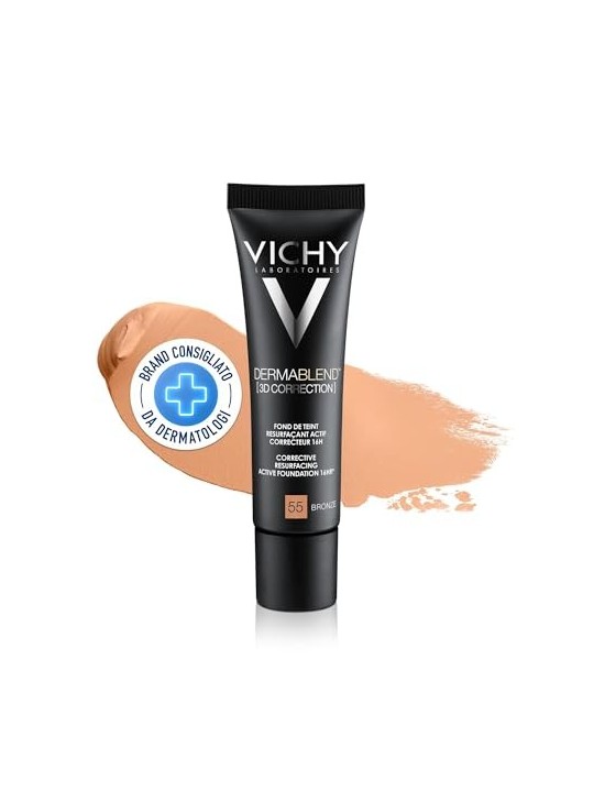 Fondotinta Vichy DERMABLEND 3D CORRECTION 55-bronz donna