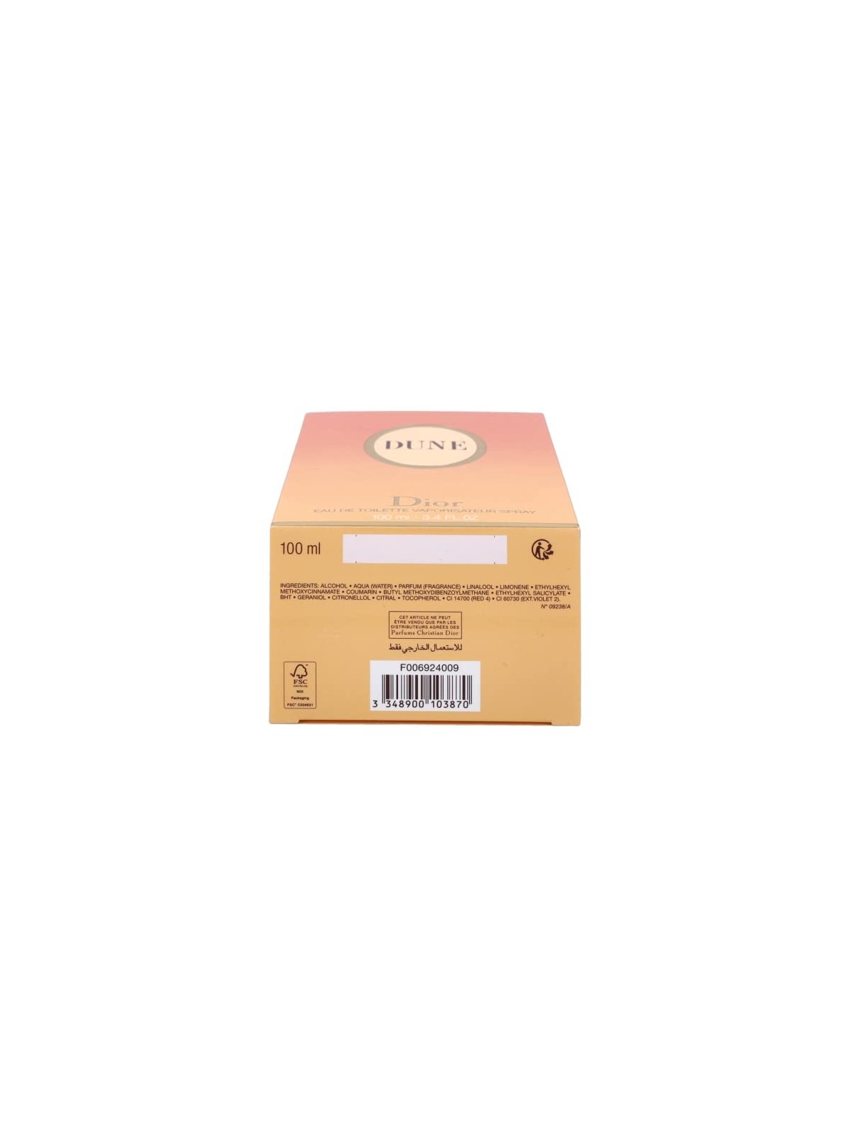 Dior Dune eau de toilette donna 100ml acquista 