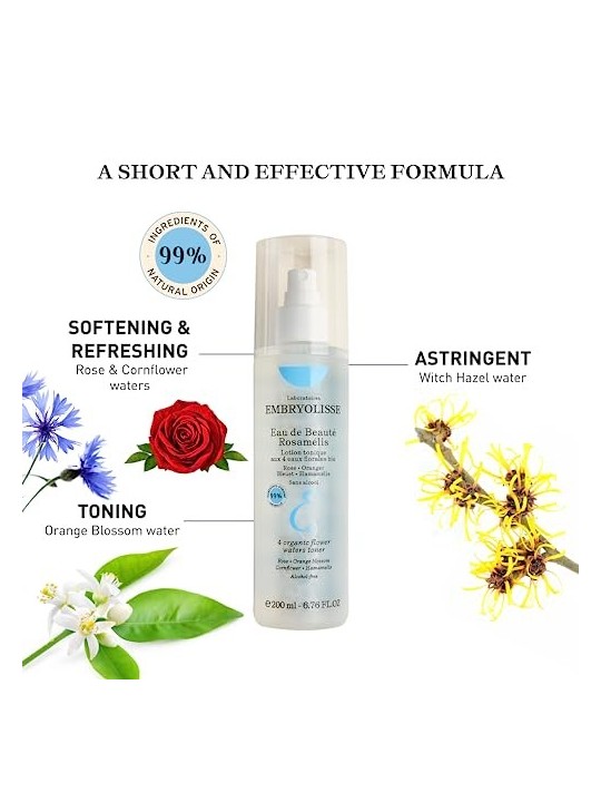 Embryolisse Tonico cutaneo floreale spray Eau De Beaute Rosamelis 200ml donna Embryolisse www.essenzetotalstyle.com 