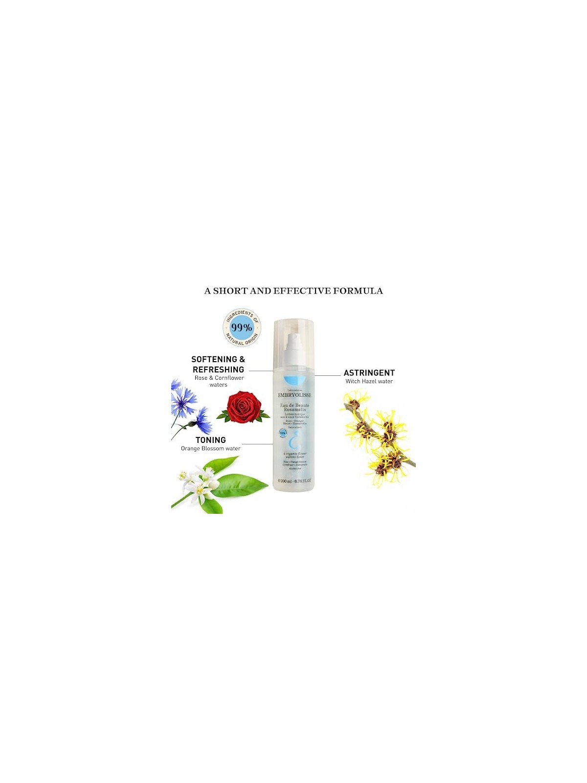 Embryolisse Tonico cutaneo floreale spray Eau De Beaute Rosamelis 200ml donna Embryolisse www.essenzetotalstyle.com 