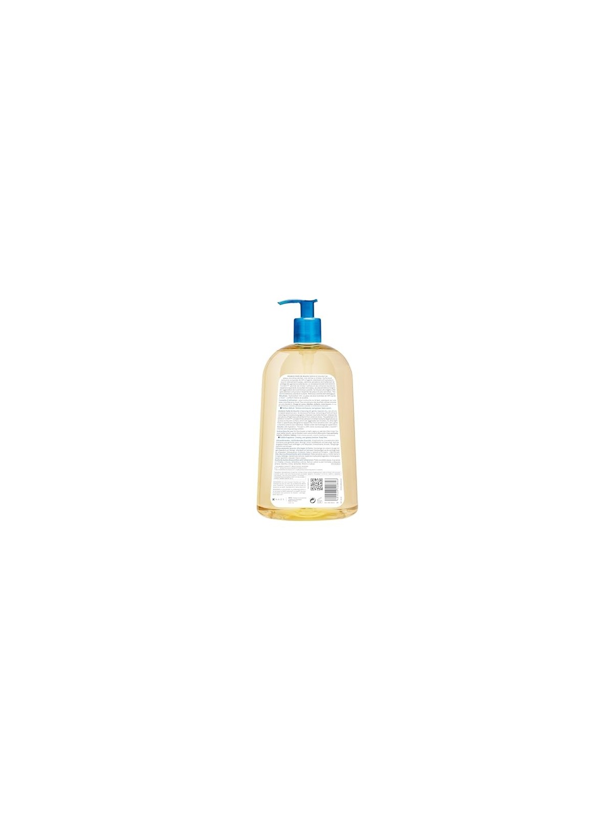 Bioderma Atoderm Ultra -Nourishing Shower Oil donna 1liter Very Dry To Irritated Sensitive Skin