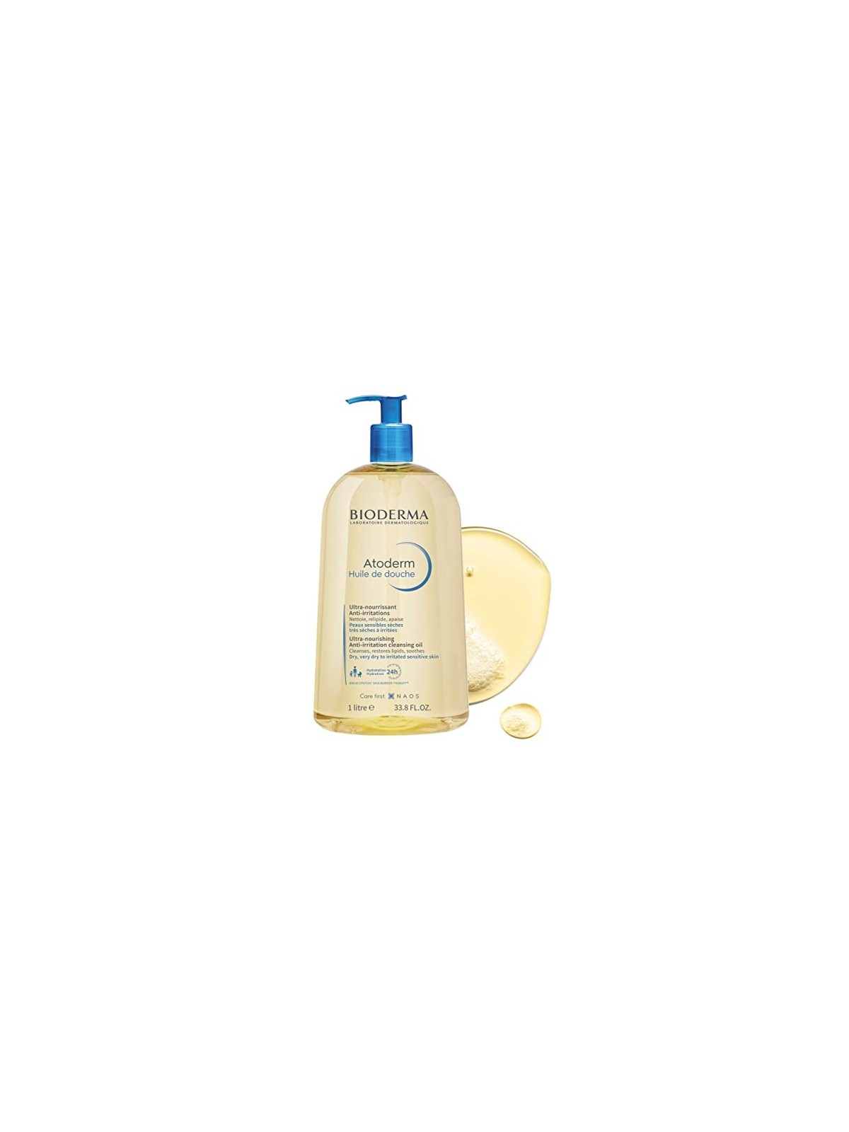 Bioderma Atoderm Ultra -Nourishing Shower Oil donna 1liter Very Dry To Irritated Sensitive Skin