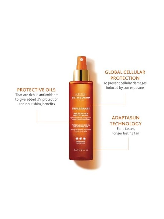 L'HUILE SOLAIRE sol fuerte cuerpo y cabello spray 150ml