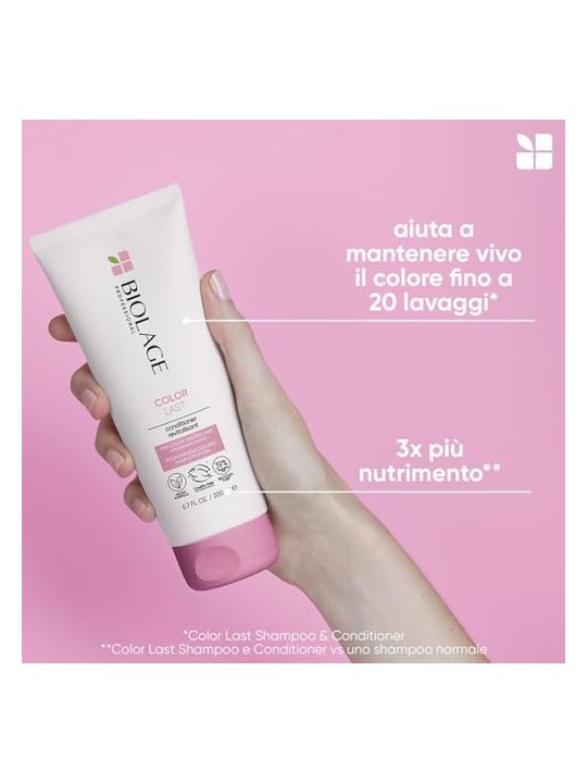 Biolage Balsamo per capelli colorati ColorLast Conditioner - Contenuto: 200ml donna Biolage www.essenzetotalstyle.com 